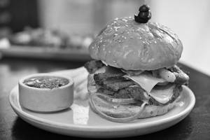 Overloaded Pork Burger