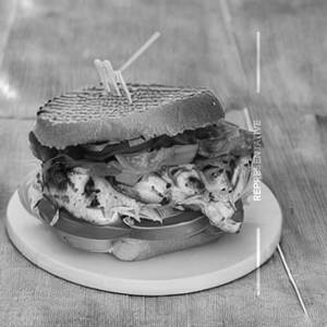 Panini Barbeque Chicken Sandwich