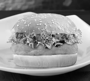 Tandoori chicken burger