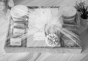Wood Tray Set