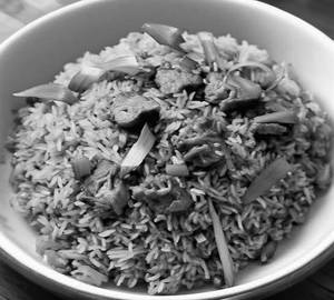 Mutton fried rice