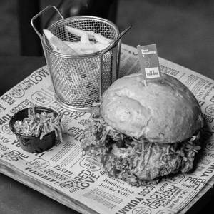 Chicken Tandoori Fried Burger [5 Inch]