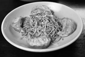 Bacon Dumpling Noodles Bowl