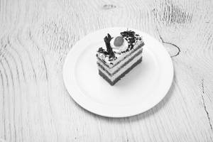 Pastry { Black Forest/Choklate/Butter Scotch/Strobary,Any  ( 1 Pcs)