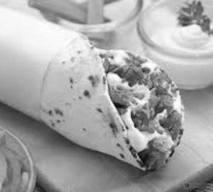 Normal Shawarma with Boost Shake