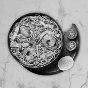 Prawns noodles