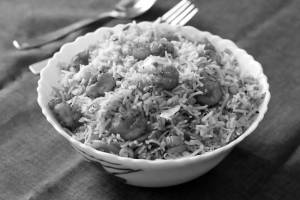 Prawns fried rice