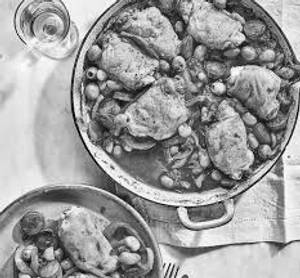 Spanish Chicken Aragon With Butter Sauce