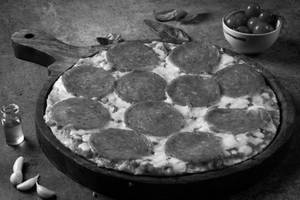 Thin Crust Pepperoni Pizza [11 Inches]