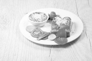 Cheese Pav Bhaji (3 Pav)