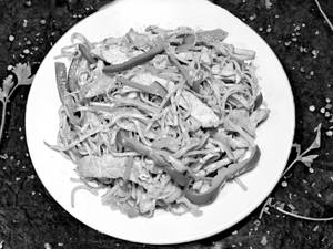 Chicken Garlic Noodles