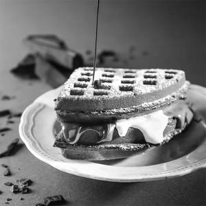 Triple Chocolate Delight Waffle