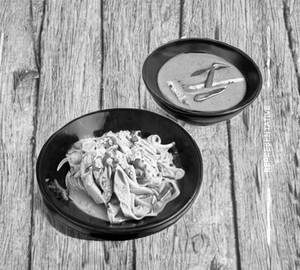 Chicken White Gravy Noodles
