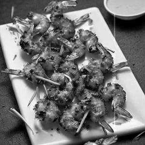 Crispy Garlic Pepper Prawns 