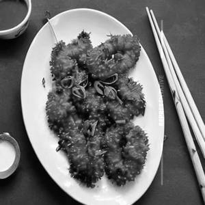 Crispy Chilli Honey Fried Tiger Prawns