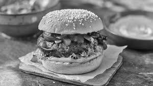 Spicy paneer burger