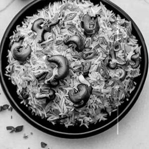 Mixed Garlic Mushroom Rice