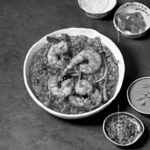 Chilli Prawn Rice Bowl