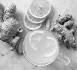 Fresh Nimboo Adrak Sharbat With Soda
