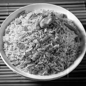 Egg Chicken Fried Rice In Chinese Style 