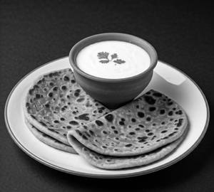 Aloo Paratha Curd Meal Lunch  Box