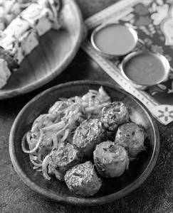 Chilli Garlic Chaap Tandoori