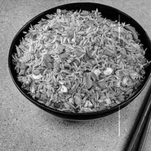 Schezwan chicken fried rice 