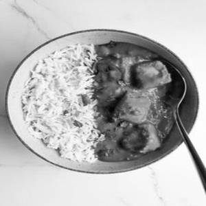 Paneer Curry + Rice