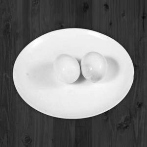 Half Bolied Haser Dim 2 Pcs