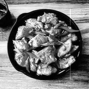 ''pla Ka Pong Phad Cha '' Thai Stir Fried Fish