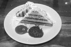 Green Chutney Cheese Grill Sandwich