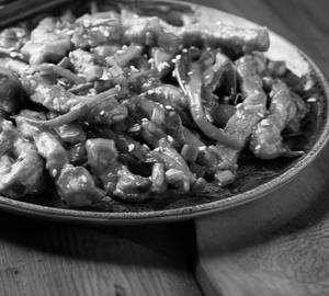 Shredded Chicken Onion Chilli