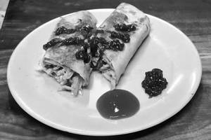 Veg Schezwan Frankie