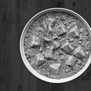 Matar paneer
