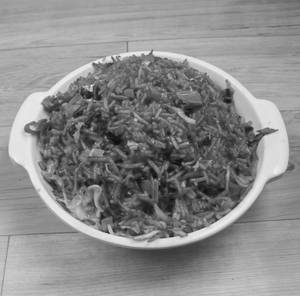 Mushroom Schezwan Fried Rice
