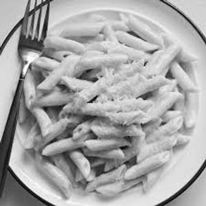 White souce pasta