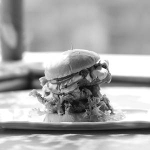 Triple Breast Chicken Burger