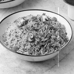 Mushroom Tomato Fried Rice