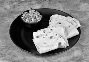 Egg bhurji with Ghee phulka [4 pieces]