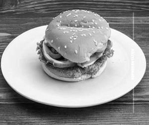 Paneer tikka burger