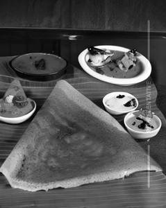 Mushroom masala dosai