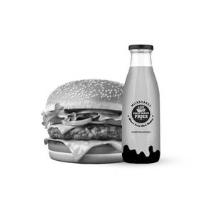 American Cheese Burger Combo