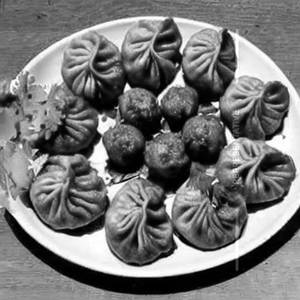 Mutton Momo Fried