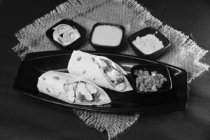 Achari Paneer Tikka Roll