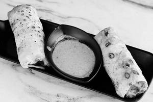 Malai Mushroom Tikka Roll