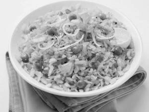 Poha with matar