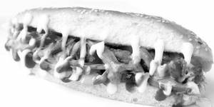 Cheese Panner Hot Dog.