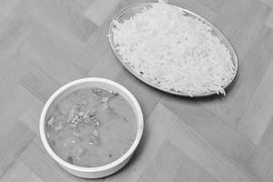 Dal Handi+plain Rice /2 Naan