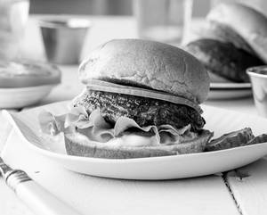 Fried Mushroom Burger
