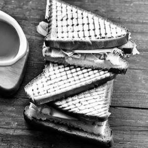 Corn Paneer Toast Sandwich Brown Bread